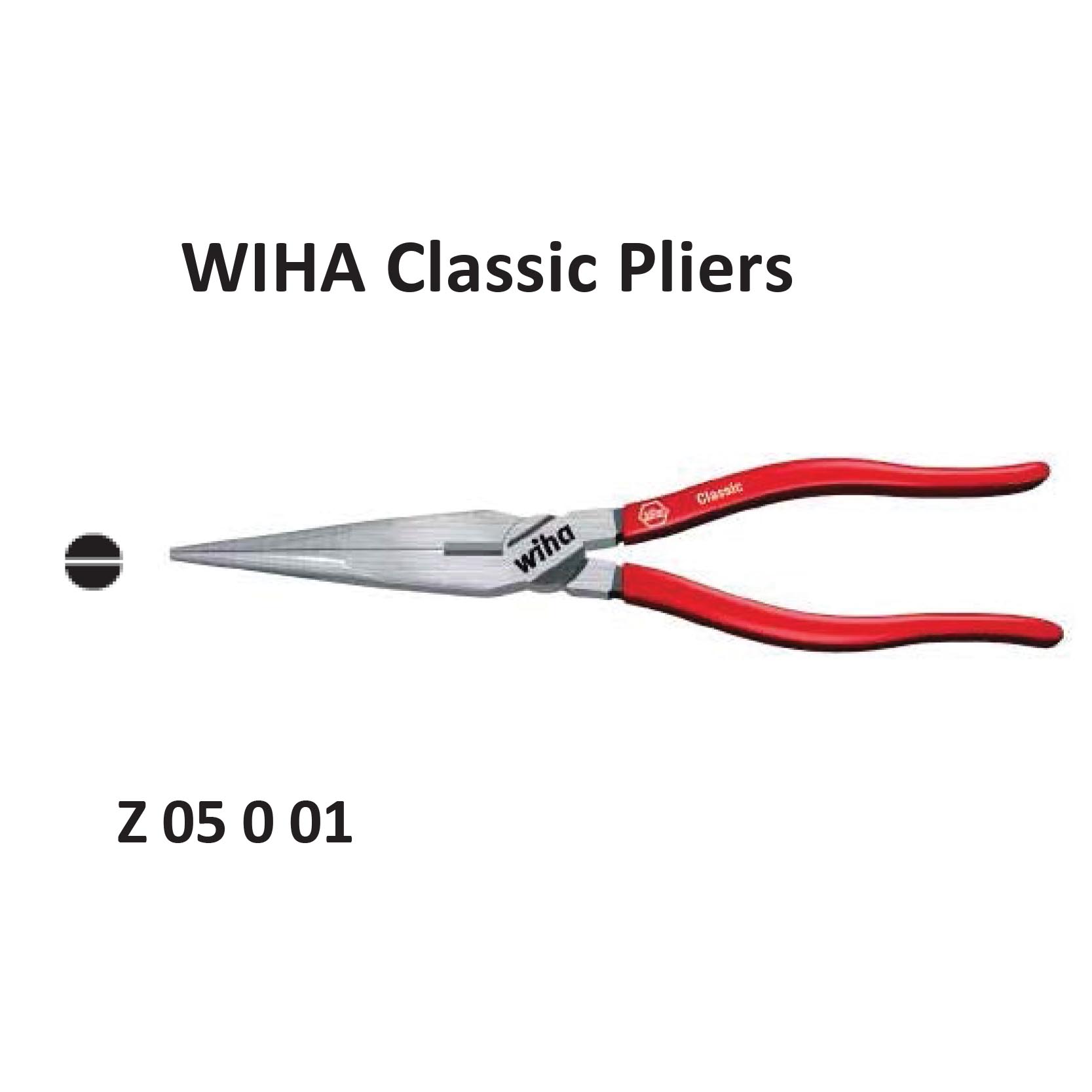 Narrow 5.5" Wiha 56801 Precision Electronic Pointed Short Nose Pliers 