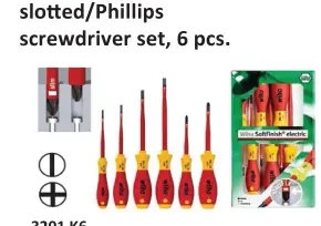 Hand Tools  WIHA SoftFinish Electric Screwdriver Set - 3201 K6 1 all_wiha2_3201_k6