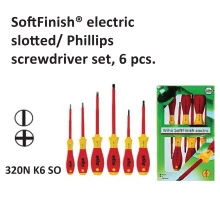 WIHA SoftFinish Electric Screwdriver Set - 320N K6