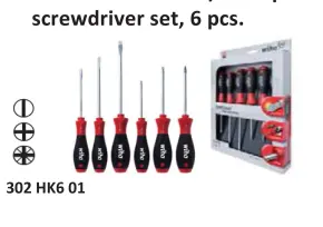 Hand Tools  WIHA SoftFinish Screwdriver Set - 302 HK6 01 1 all_wiha_302hk601