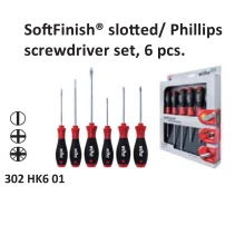 WIHA SoftFinish Screwdriver Set - 302 HK6 01