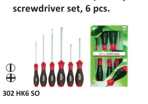 Hand Tools   Obeng Set SoftFinish WIHA - 302 HK6 SO 1 all_wiha_302hk6so