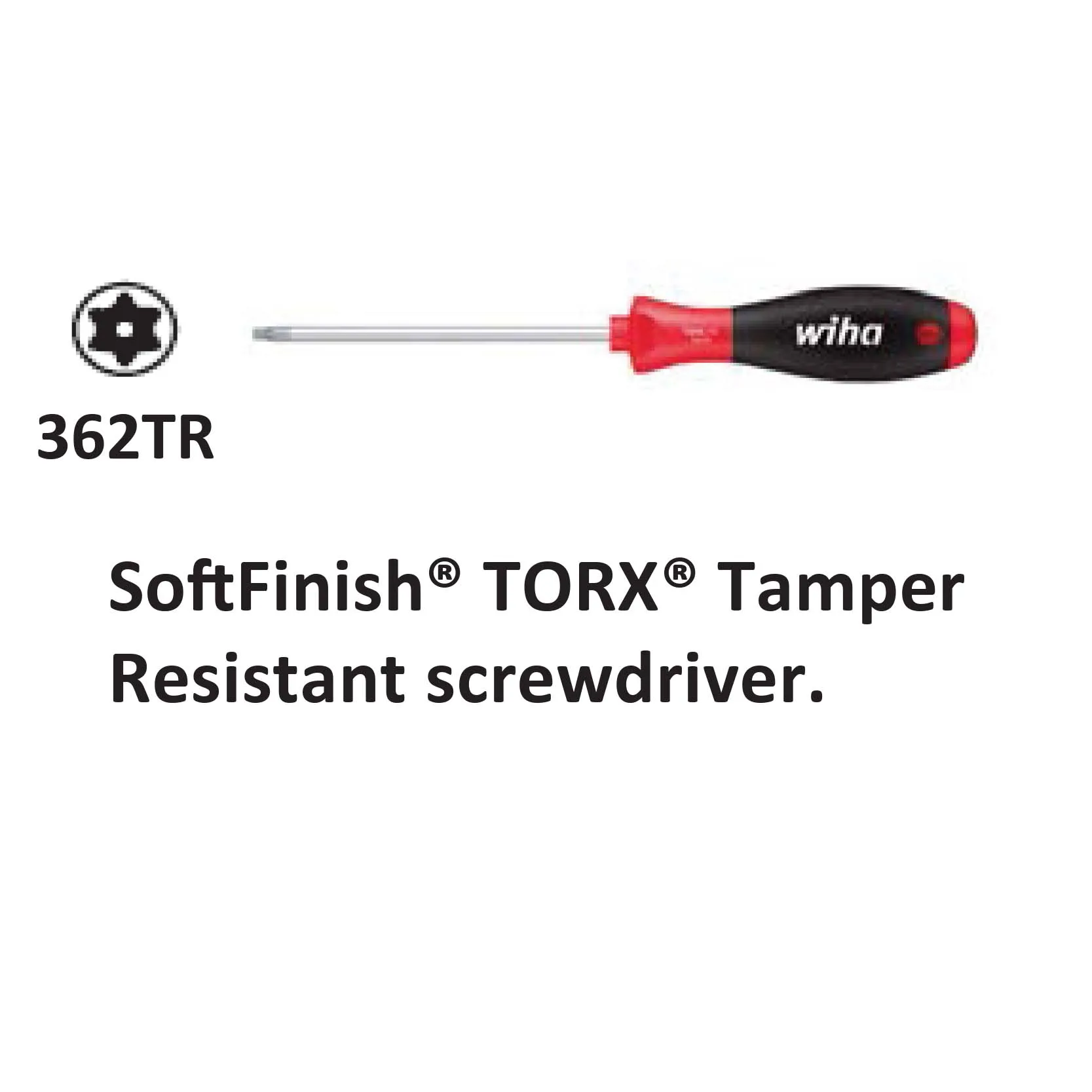 Wiha Tournevis SoftFinish® TORX® Avec Lame Ronde (26260) T4 X 60 Mm