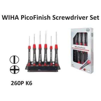 Hand Tools  WIHA PicoFinish Screwdriver  260P K6 all wiha discontinue 260p k6
