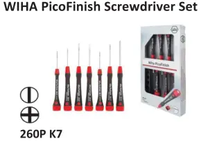 Hand Tools  WIHA PicoFinish Screwdriver - 260P K7 1 all_wiha_discontinue_260p_k7