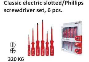 Hand Tools  WIHA SoftFinish Electric Screwdriver Set - 320 K6 1 all_wiha_discontinue_320_k6