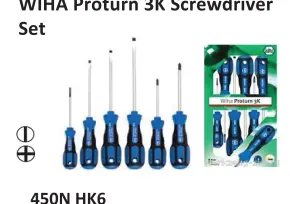 Hand Tools  WIHA Proturn 3K Screwdriver - 450N HK6 1 all_wiha_discontinue_450n_hk6