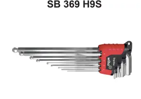 Hand Tools  WIHA L-Keys Set SB 369 H9S   1 all_wiha_sb369h9s