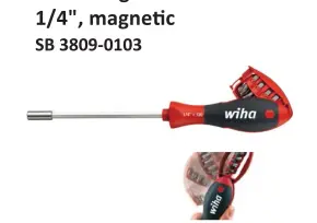 Hand Tools  Wiha magazine bit holder 1/4", magnetic (SB 3809-0103) 1 all_wiha_sb3809_0103