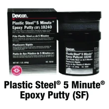 DEVCON 10240 PLASTIC STEEL 5 MINUTE EPOXY PUTTY (SF)