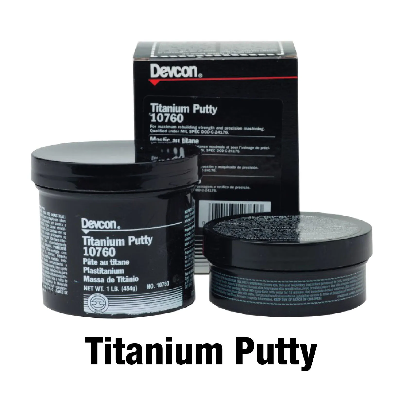 DEVCON 10760 Titanium Putty (F) Maintenance and Repair Epoxy