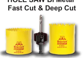 BandSaw, HoleSaw, JigSaw STARRETT Hole Saw - Fast Cut & Deep Cut 1 hole_saw_bi_metal
