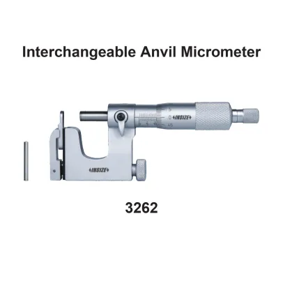 Measuring Tools and Instruments  Mikrometer Anvil yang Dapat Dipertukarkan  3262 interchangeable anvil micrometer 3262