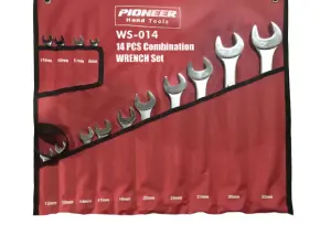 Hand Tools  Pioneer Combination Wrench SET , code WS-014 1 pioneer__combination_wrench_set_14pcs
