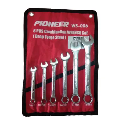 Hand Tools  Pioneer Combination Wrench SET  code WS006 pioneer  combination wrench set 6pcs