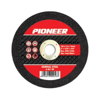 Cutting Tools PIONEER 41A1052016E  4inch Cut Off Disc  pioneer  cut off disc 4inch for general steel single net