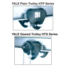 YALE Dorong dan Geared Trolley tipe HTP & HTG