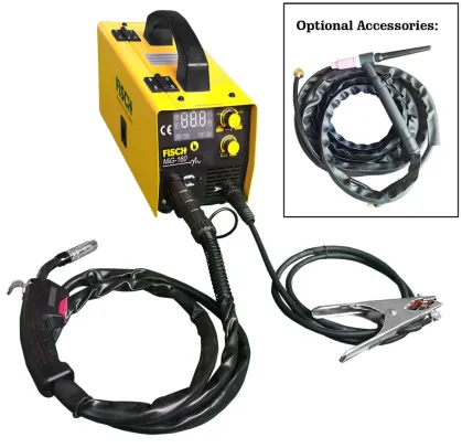 Welding Machine & Accessories FISCH MiG 160 3in1 Digital Inverter Welder ~blog/2022/2/25/mig 160 pic 2 with accessories resize