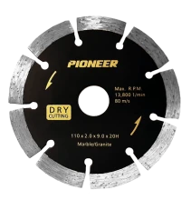 PIONEER Dry Cutting  Diamond Saw Blade