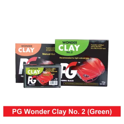 Car Care Products  PG PERMAGLASS  Wonder Clay No2 Hijau ~blog/2023/1/18/pg 3