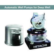 HITACHI DTPS 300GX Pompa Tangki Stainless Steel Otomatis untuk Sumur Dalam