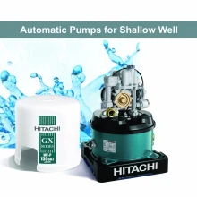 HITACHI WTP 150GX Pompa Otomatis untuk Sumur Dangkal