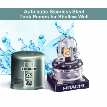 HITACHI WTPS 250GX Automatic Stainless Steel Tank Pumps for Shallow Well