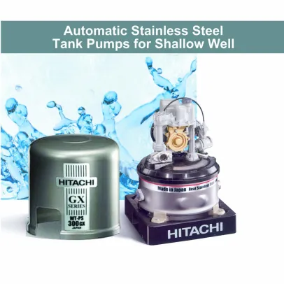 Water Pump HITACHI WTPS 300GX  Pompa Tangki Stainless Steel Otomatis untuk Sumur Dangkal ~blog/2023/2/7/wtps 300gx