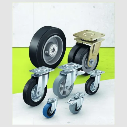 Castors and Wheel Roda dan kastor dengan ban karet standar dan premium ~blog/2023/2/9/3 wheels and castors with rubber tyres